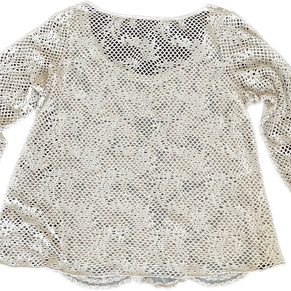 Lace Scoop Neck Top